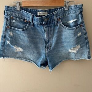 Madewell Relaxed Denim Shorts Size 30 ND697
